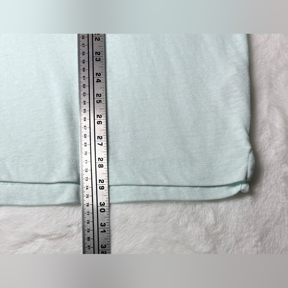 Banana Republic Standard-Fit Linen-Blend Johnny Collar Polo Dew Drop Size Large - Picture 7 of 10